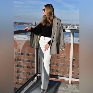 H&M White Dress Pant Trousers size 4